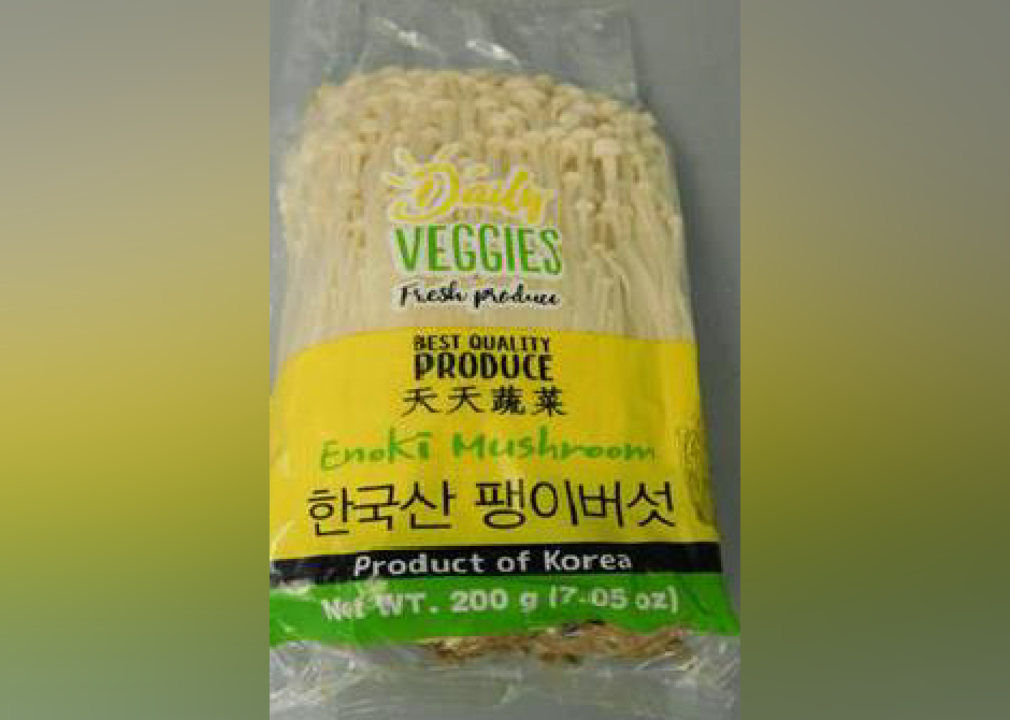 Enoki mushrooms